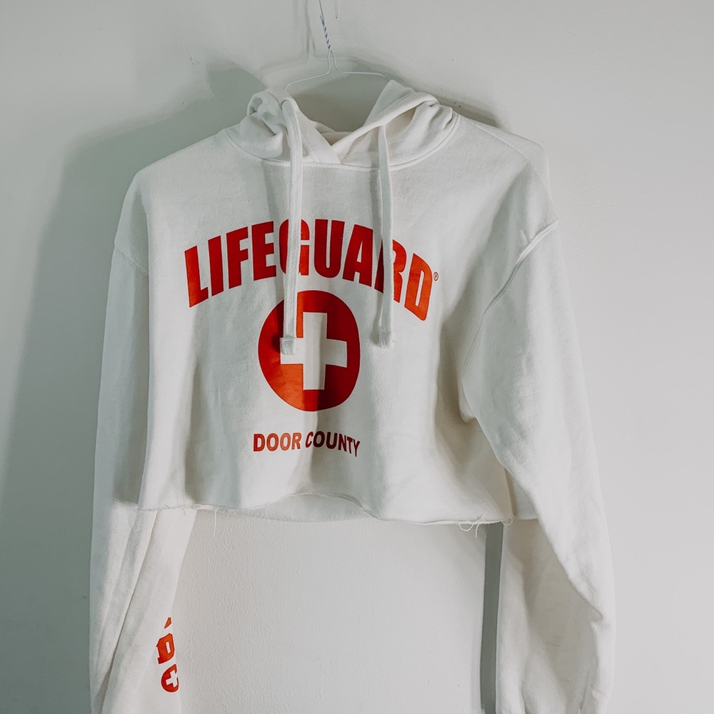 Cropped Lifegaurd Hoodie!